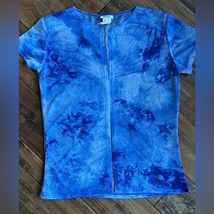 Tie-Dye Y2K sheer top size L